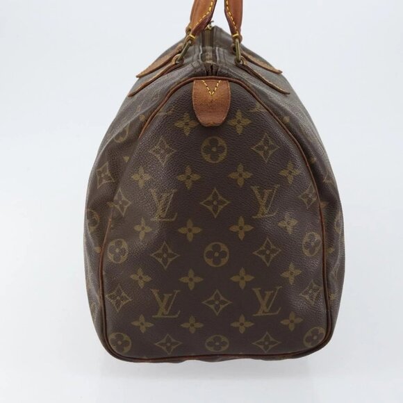 LOUIS VUITTON Monogram Speedy 35 Hand Bag - Picture 3 of 16